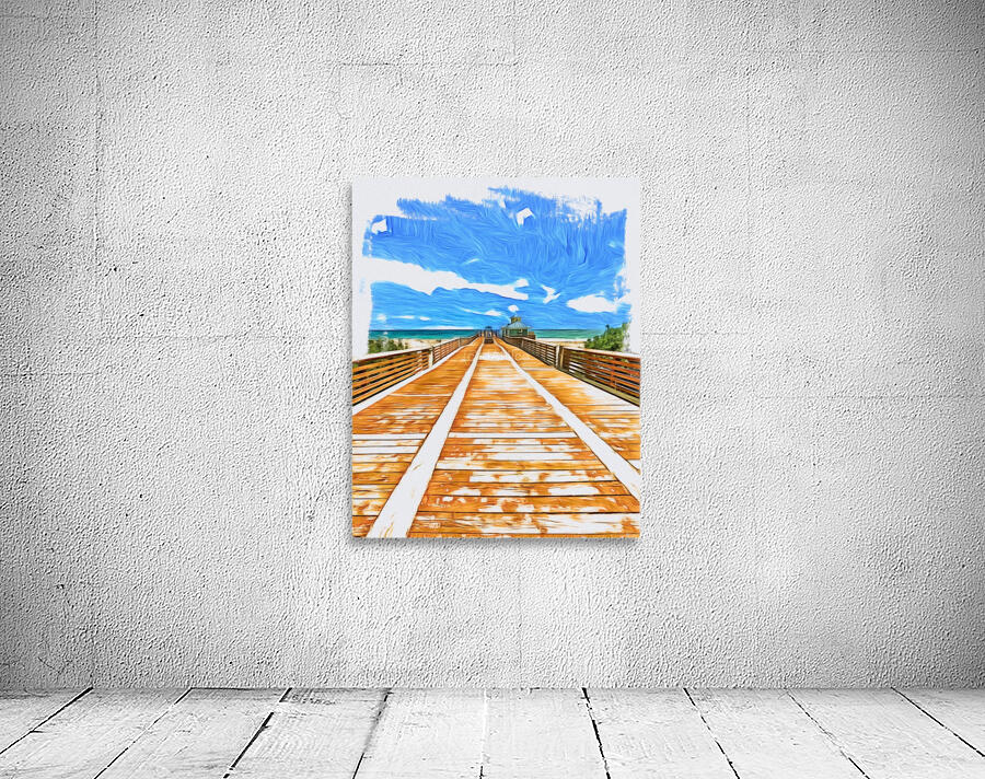 Beach Access Juno Pier Wall Preview