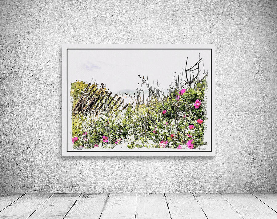 Beach Flowers  Wall Preview