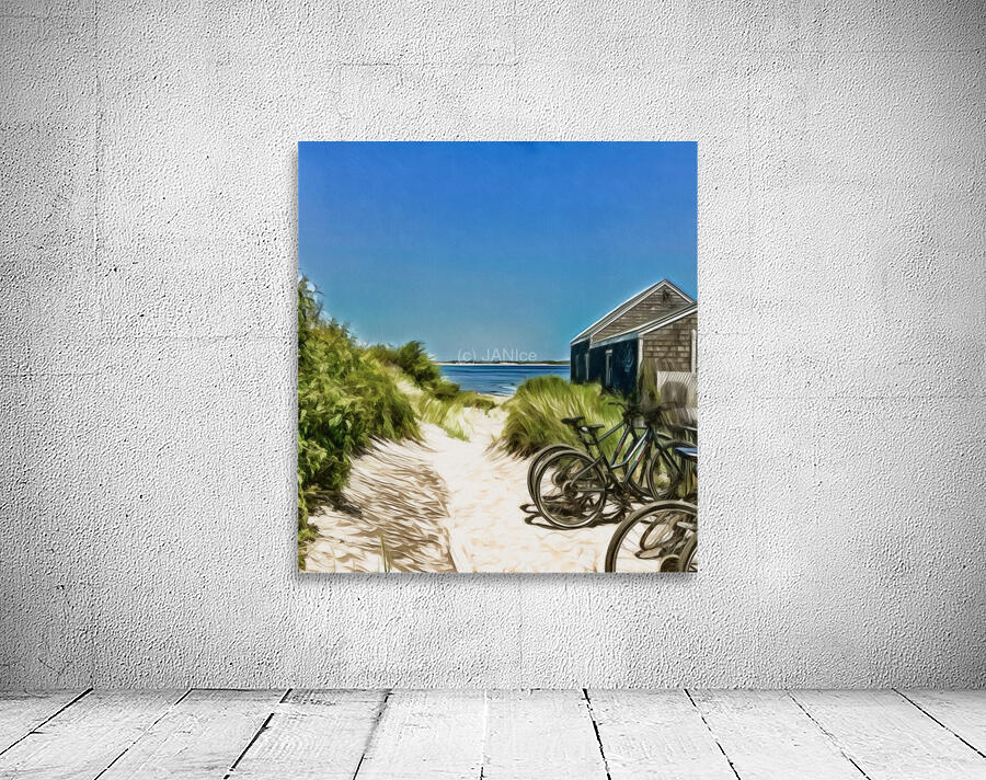Bikes seaside Wall Preview