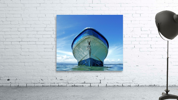 Blue Tin Boat Wall Preview