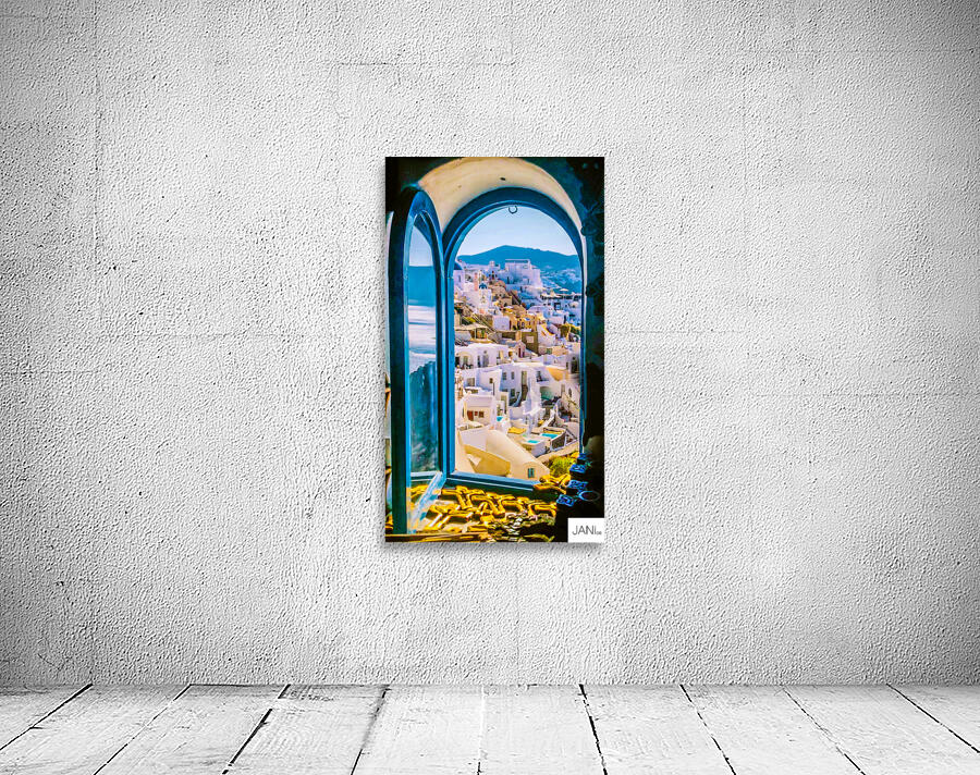 Oia Greece Window Wall Preview