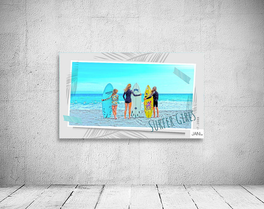 Surfer Girls Wall Preview