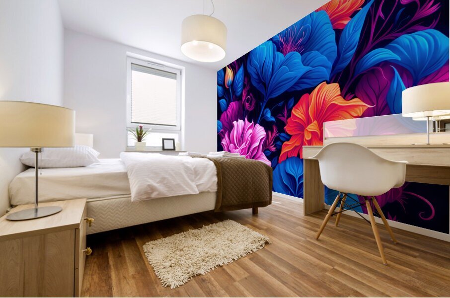 Galactic Gardens o6 Mural print