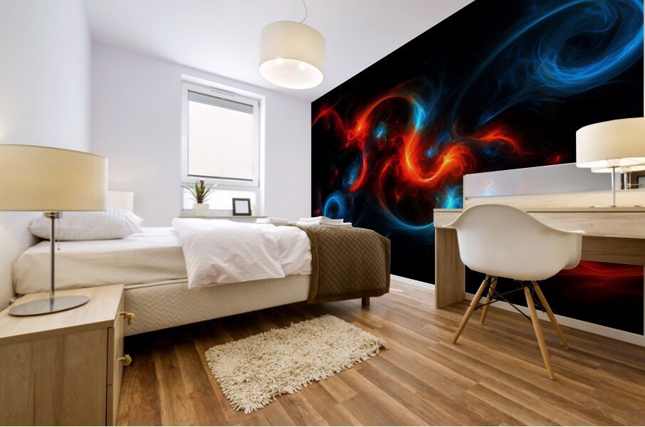 Nebula Swirls 01 Mural print