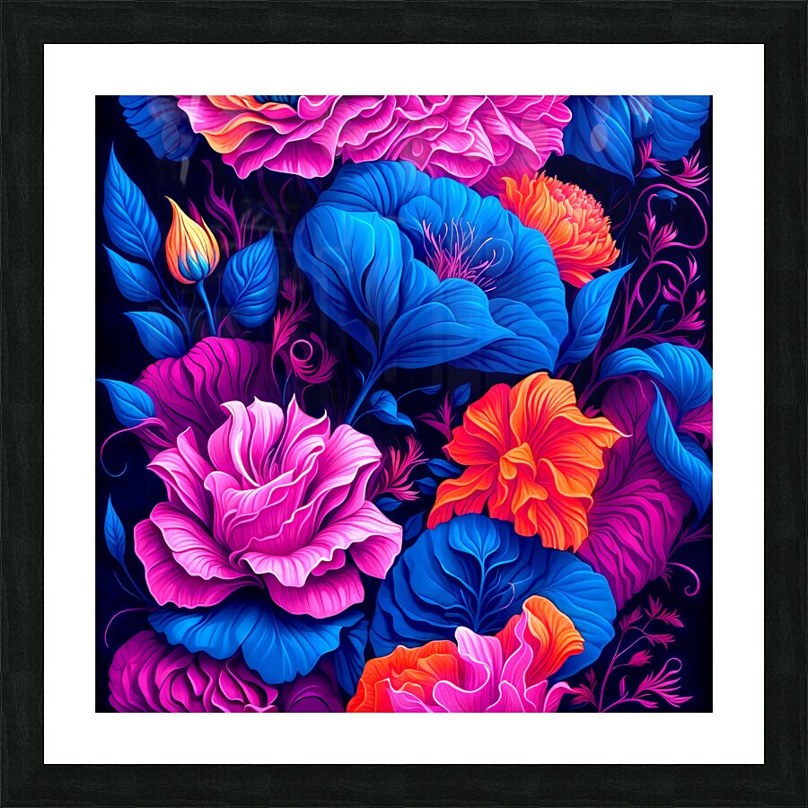 Galactic Gardens o6 Picture Frame print