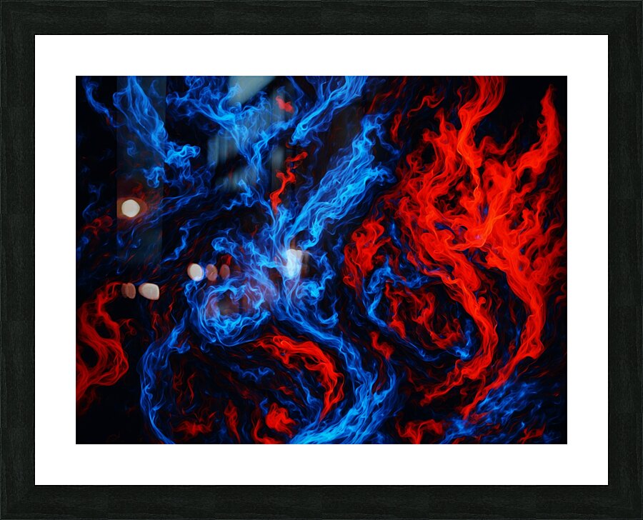 Existential Battle 02 Picture Frame print