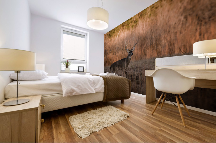 Whitetail Buck Mural print