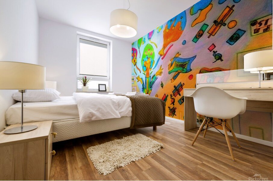 Slip from Ballons  Mural print