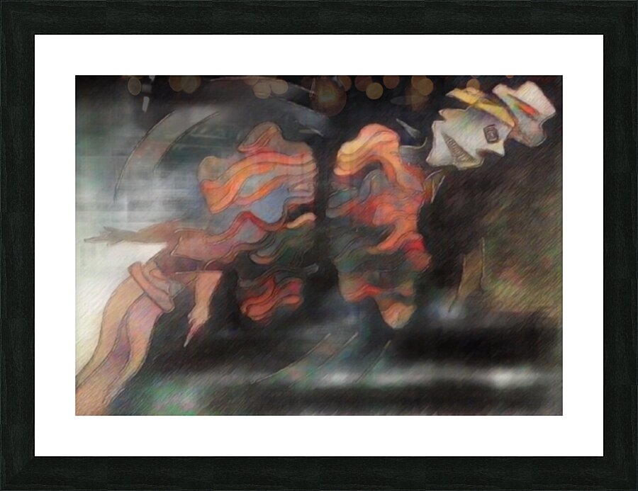 Brain cross  Picture Frame print