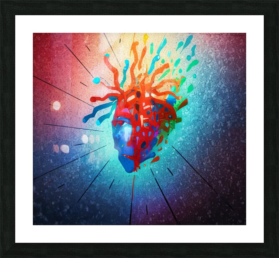 mask Picture Frame print