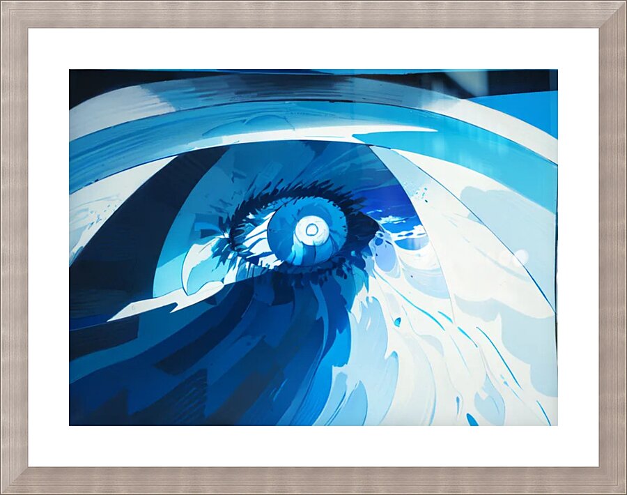 Glacier Picture Frame print