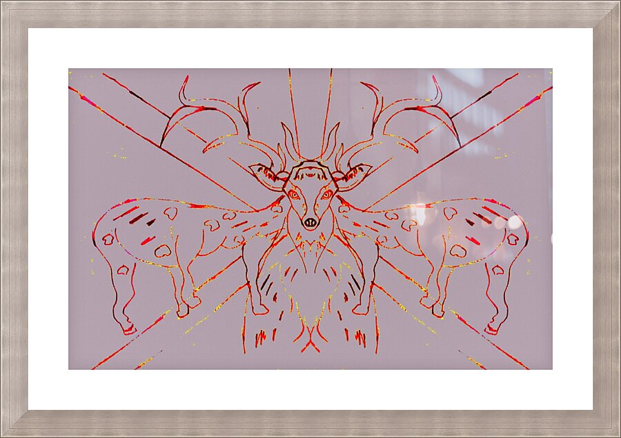 Deer  Picture Frame print