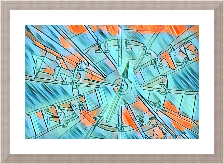 Entering in watch Picture Frame print