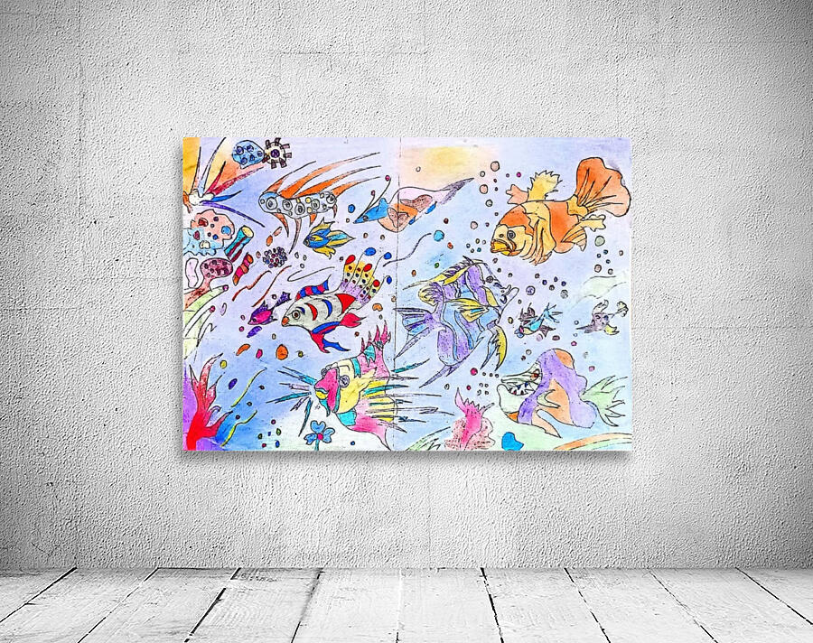 Fish life Wall Preview