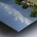 Summer sunny day is in mountain landscape. Metal print