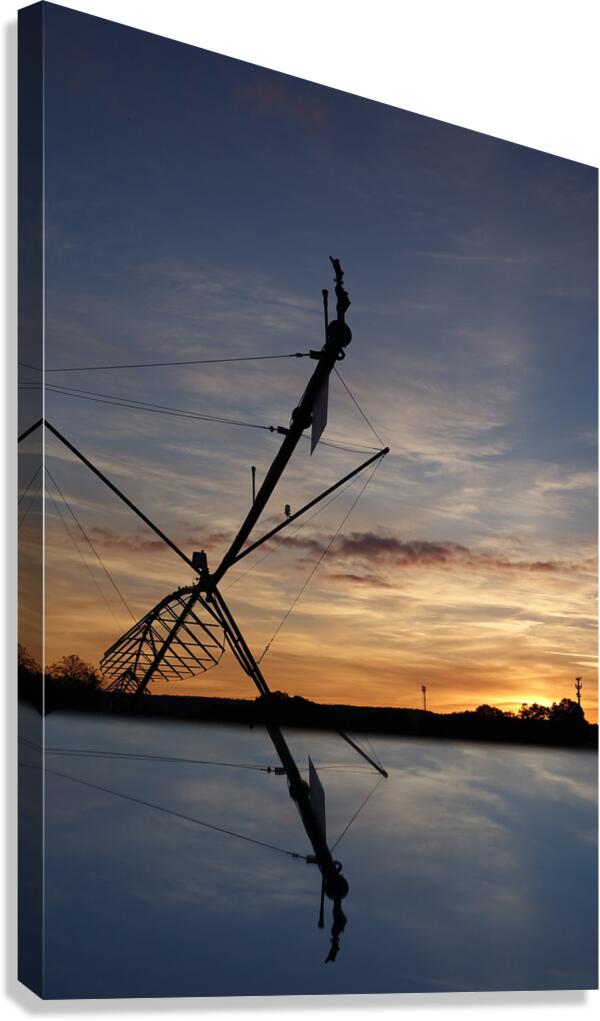 overhead watering boom Canvas Print