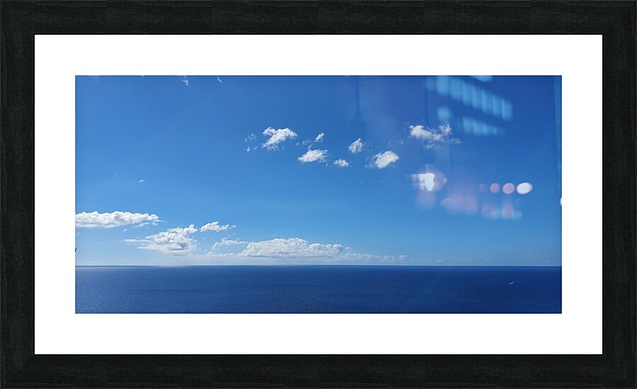 Blue Picture Frame print