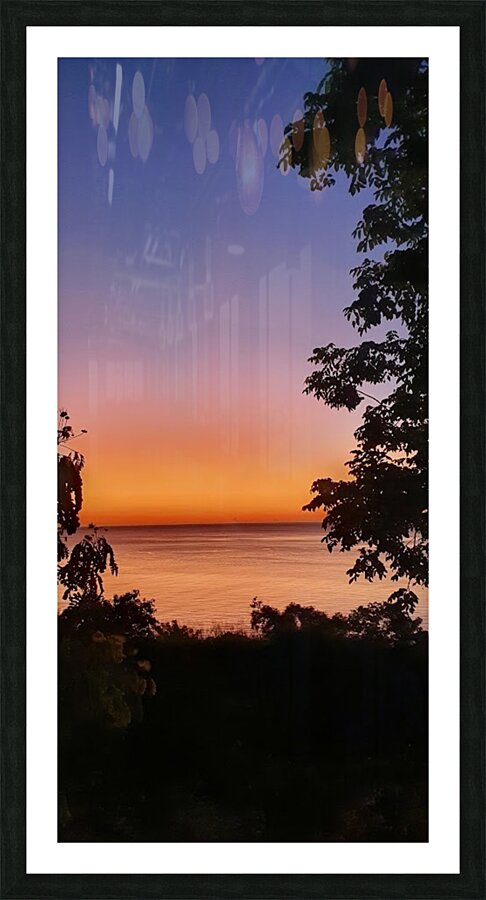 Chinese shadow Picture Frame print