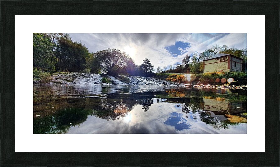 Somewhere Picture Frame print