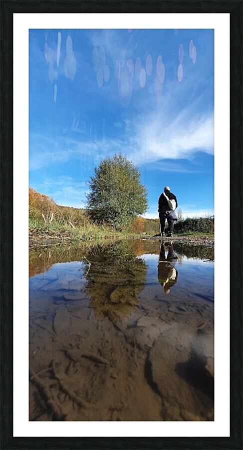 The pilgrim Picture Frame print