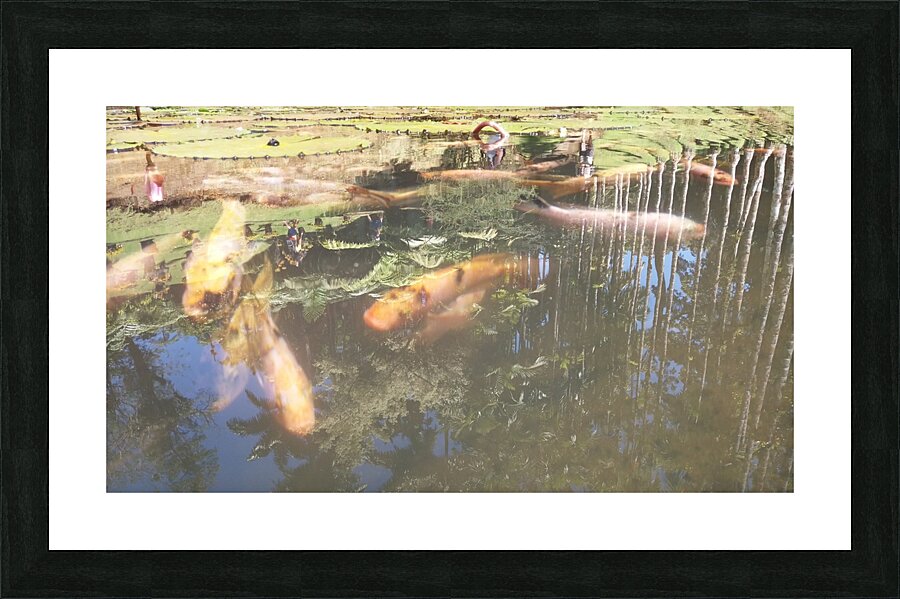 through the looking glass Picture Frame print