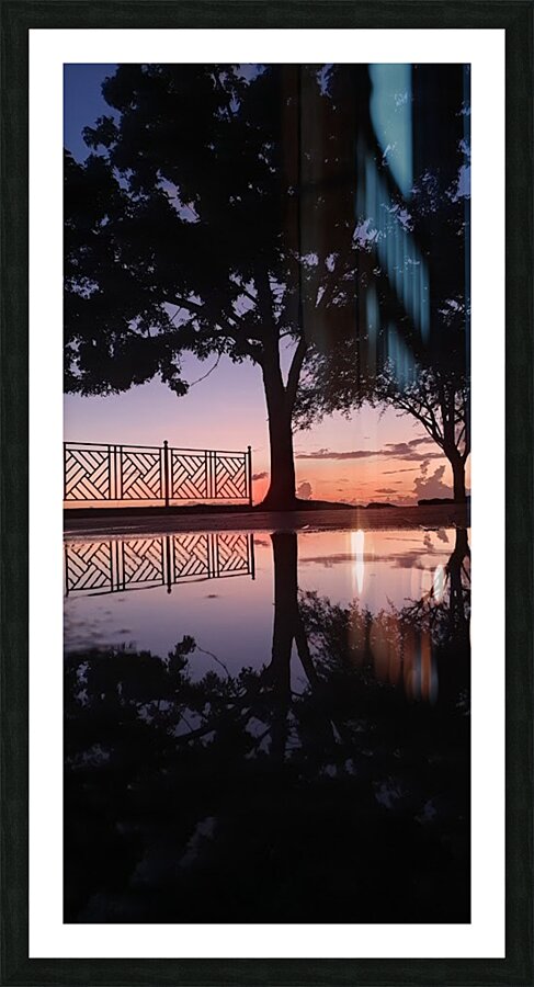 twilight stroll Picture Frame print