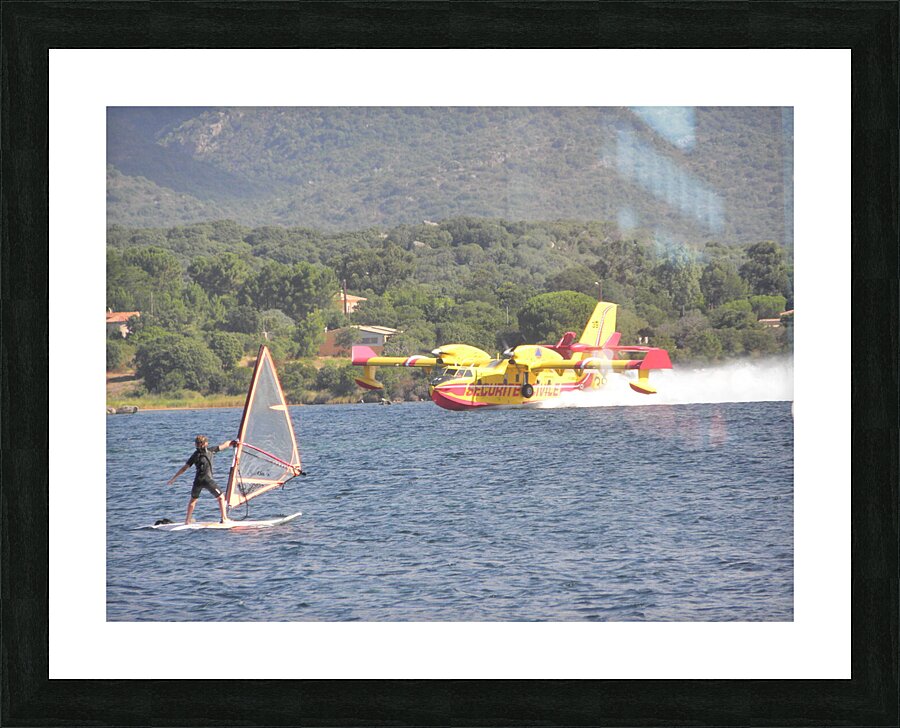 unusual encounter Picture Frame print