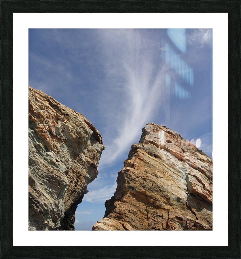 cloud escape Picture Frame print