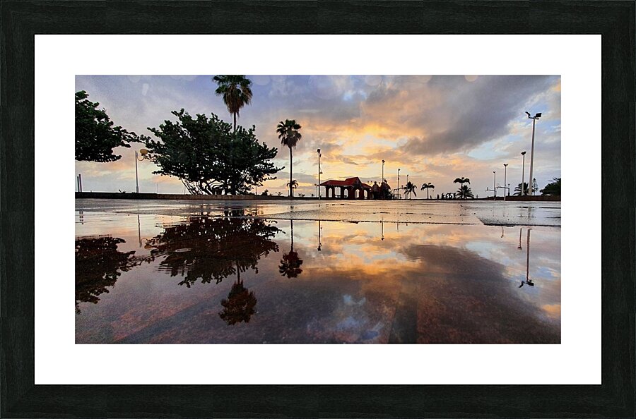 after the rain Picture Frame print