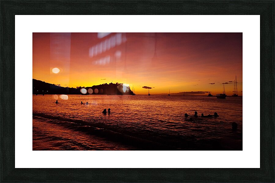 fall colors in summer Picture Frame print