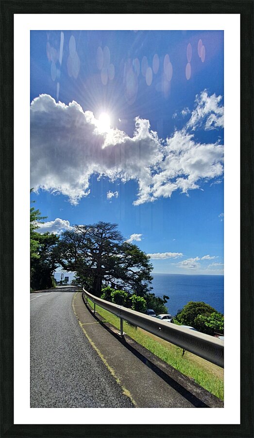 heading towards the sun Picture Frame print
