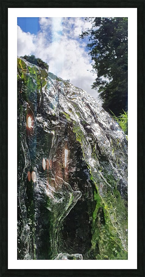 look like ice Picture Frame print