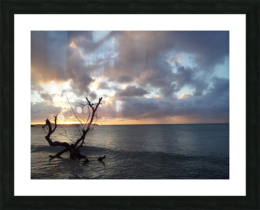 overwhelm Picture Frame print