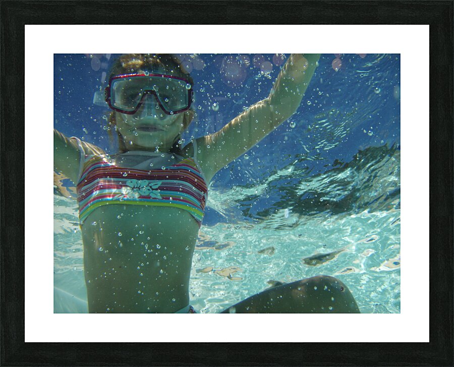 aquatic dance Picture Frame print