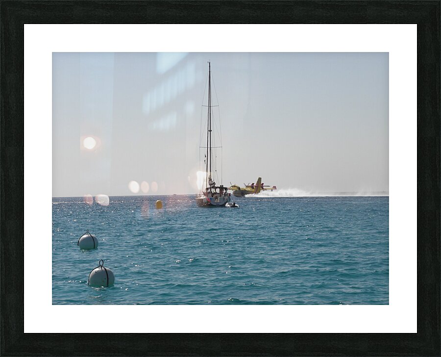 in the front row Picture Frame print