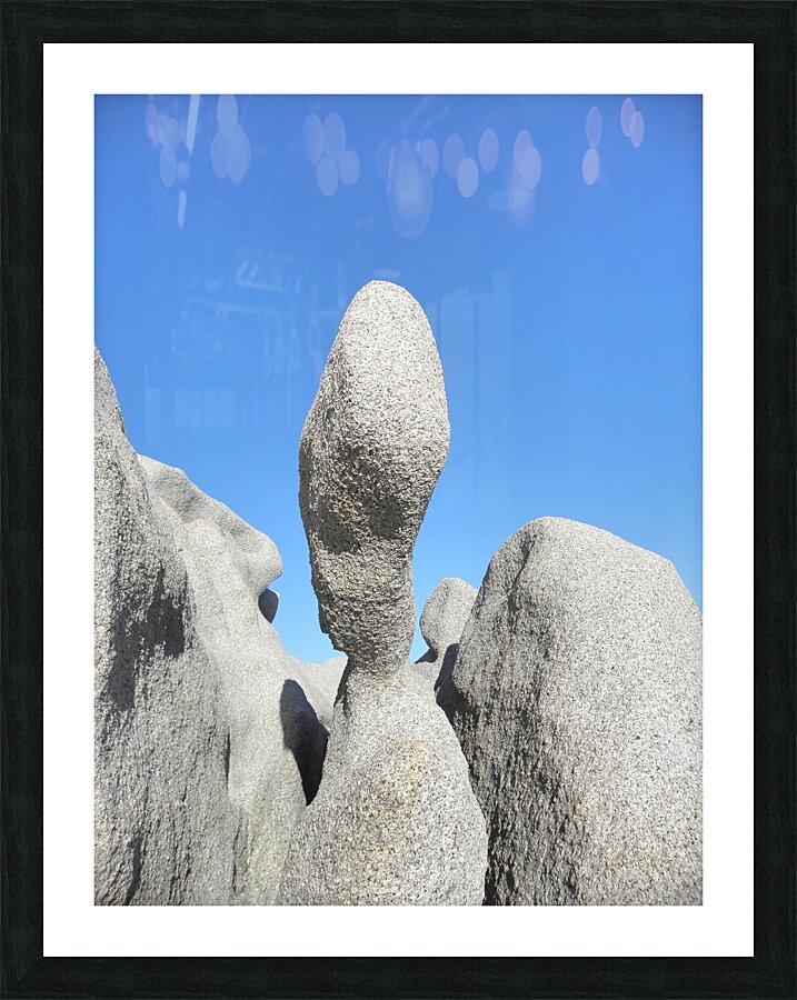 shaped by time Picture Frame print