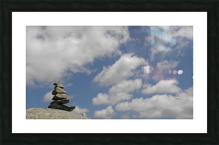 the thinker Picture Frame print
