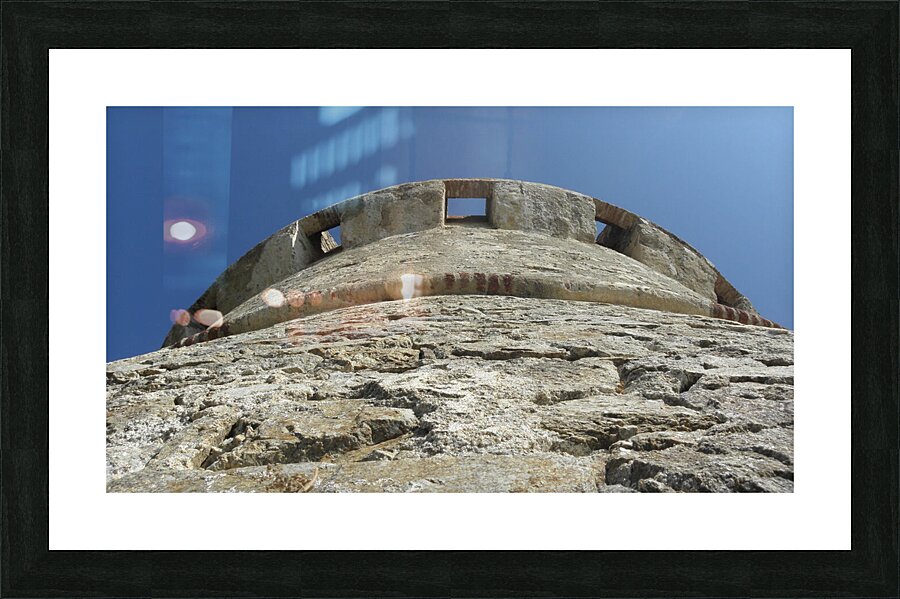the stone tower Picture Frame print
