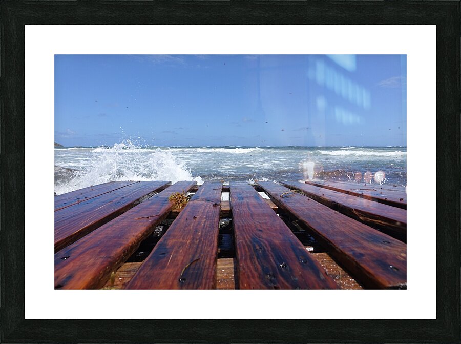 by the ocean Picture Frame print