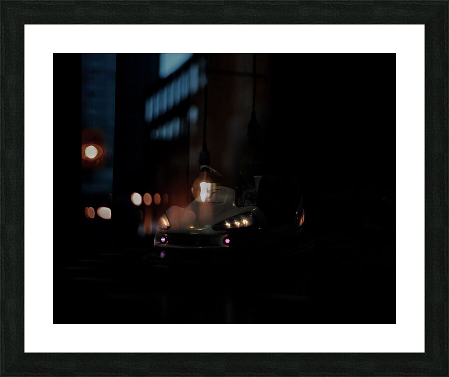 night driving Picture Frame print