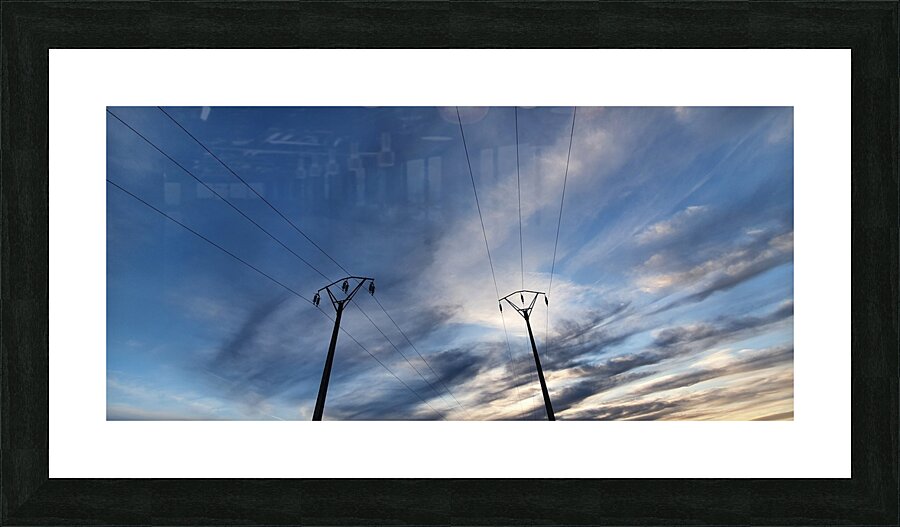 work to enlighten Picture Frame print