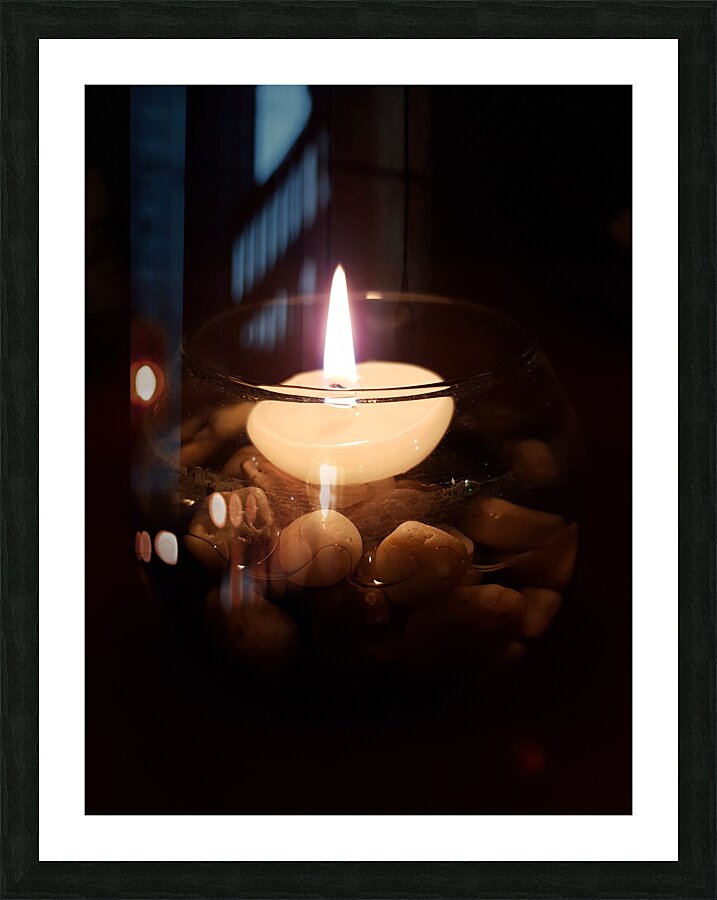 by candlelight Picture Frame print