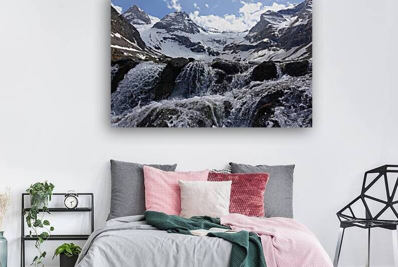 mountain torrent by Carinou Art