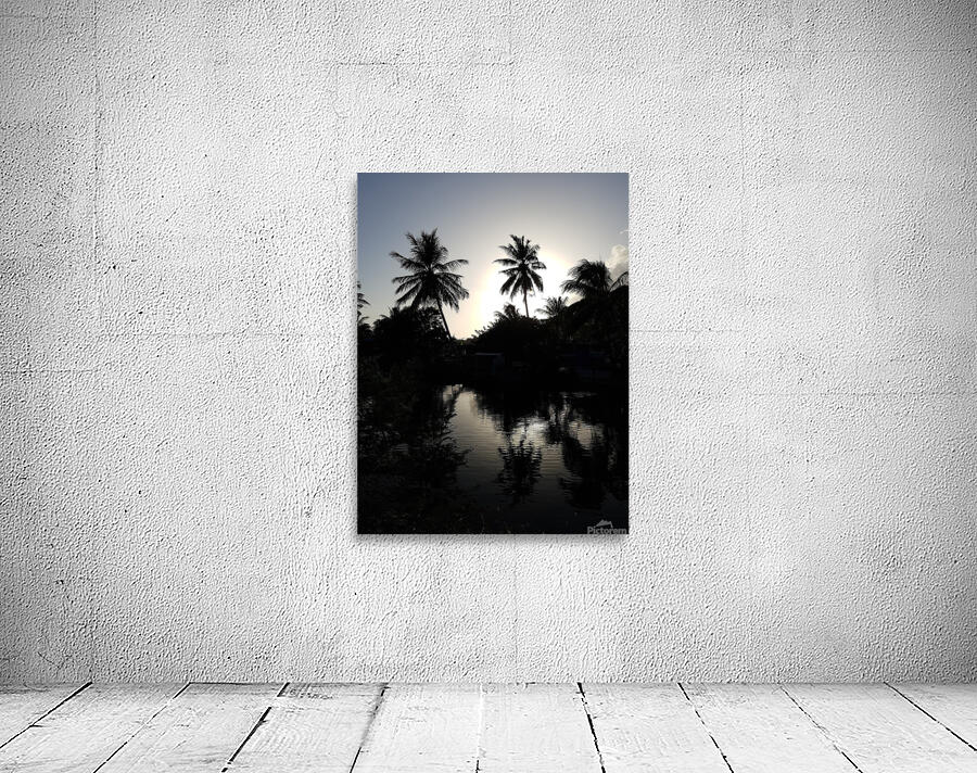 river at sunset Wall Preview