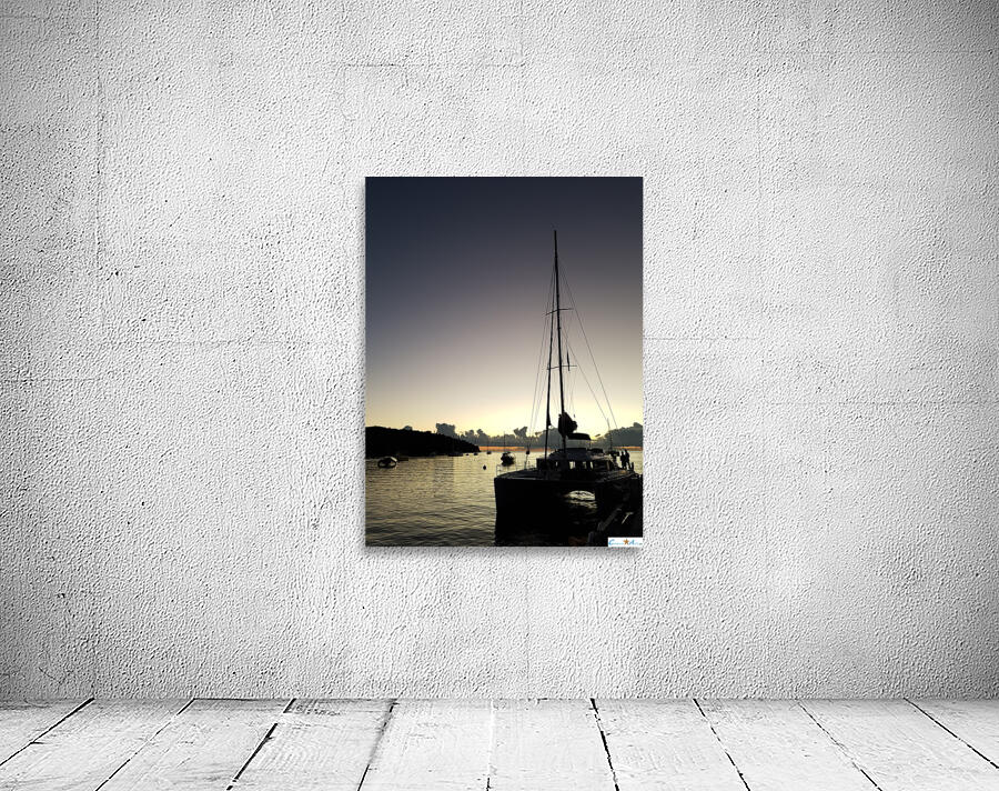 dock at dusk Wall Preview