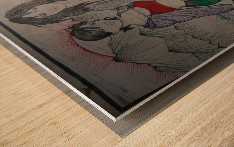 AKP1 Wood print