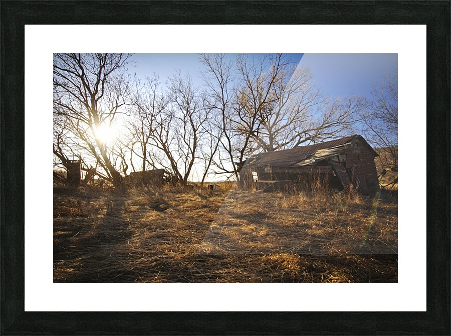 Abandoned Picture Frame print