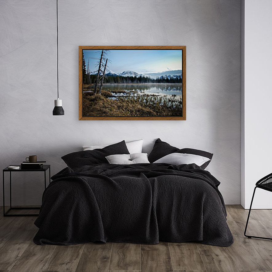 Mountains at dawn Reproduction