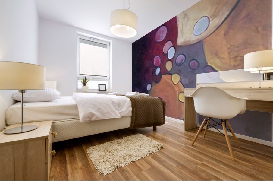 GyratingStars1 Mural print