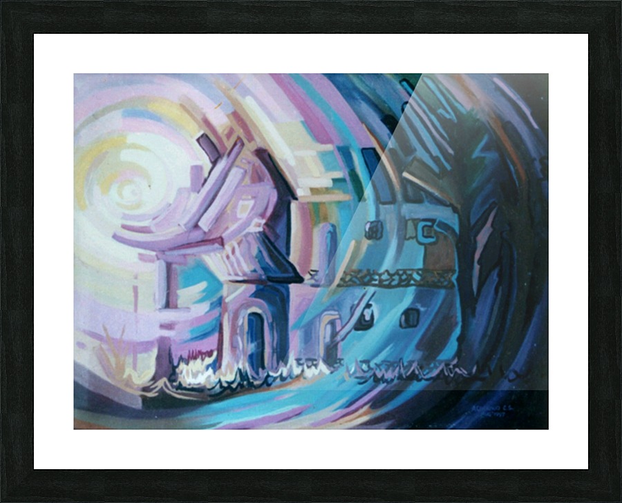 BlessedHouse3 Picture Frame print